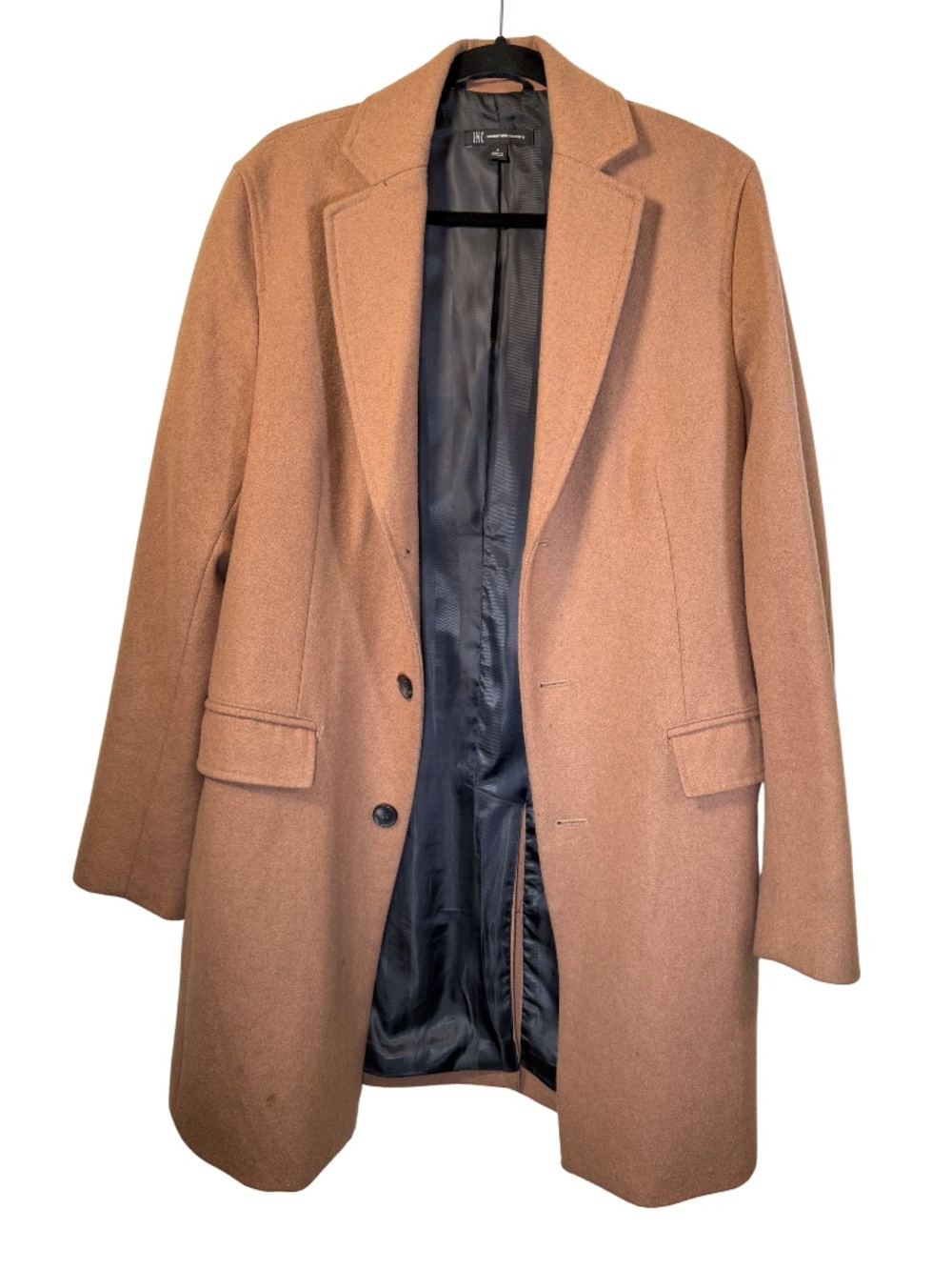 INC International Concepts Men's Camel Wool Coat
